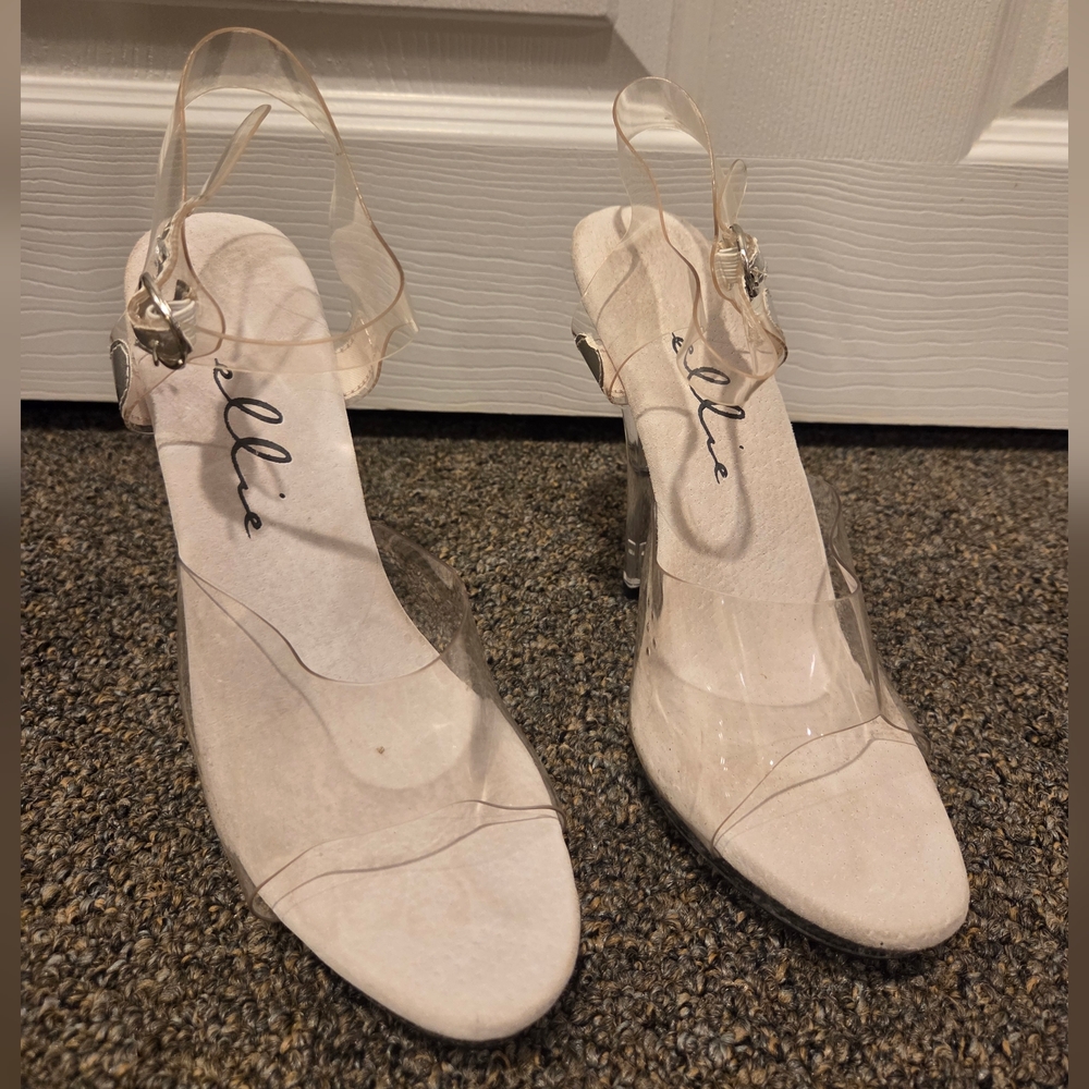Clear Strap Heels